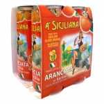 Sicilian Blood Orange Soda, A' Siciliana -  4 x 330mL (11.5oz) Can2