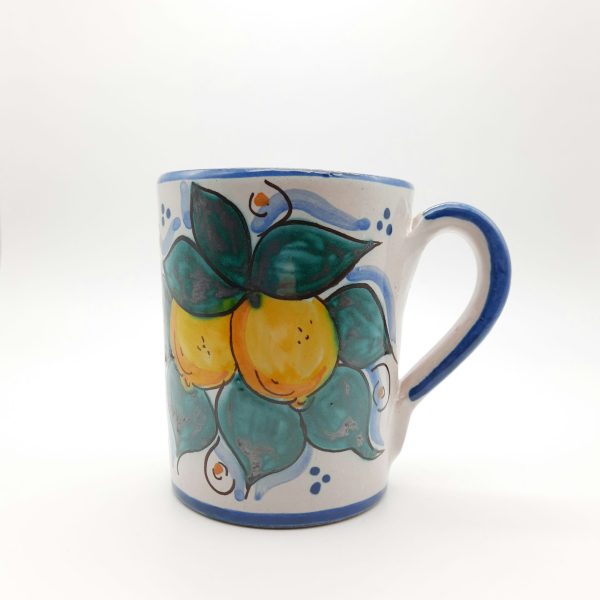 Sicilian Lemon Maiolica hand-painted Mug