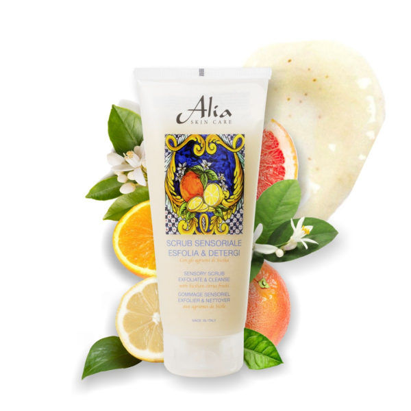 Alia, Sensory Scrub Exfoliate & Cleanse - 6.76 oz (200 ml)
