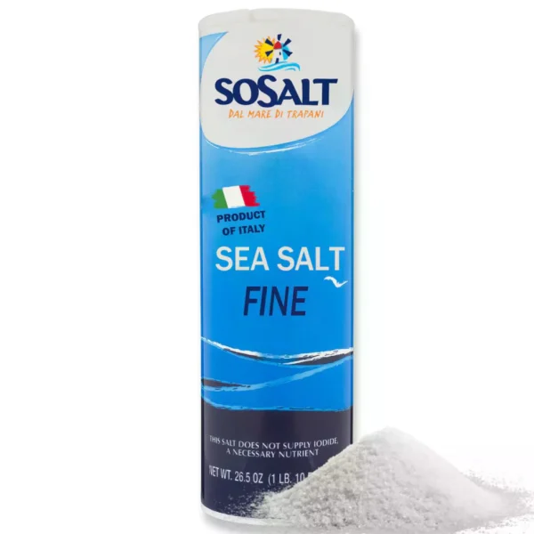 SoSalt, Fine Sea Salt - 26.5 oz (750 g)