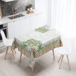 Sicilian Lemons Tablecloth with clutch - 60"x80"