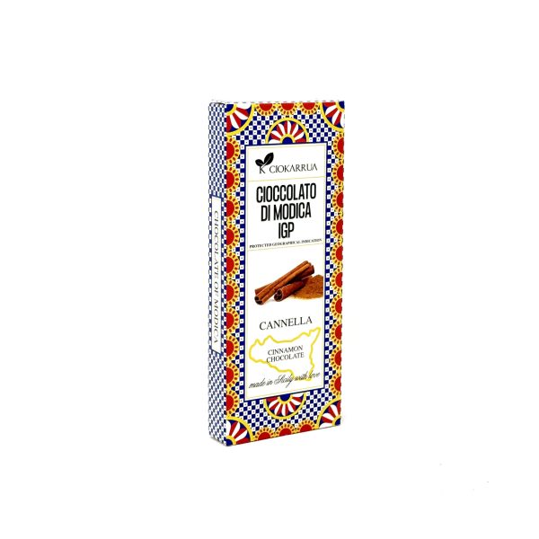 Ciokarrua, Modica Chocolate IGP Cinnamon 2.82oz (80g)