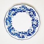 Hand-Painted Scalloped Blue Plate, Sicilian Ceramic – 25 cm (10”)