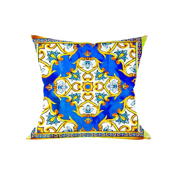 Sicilian Pillow Cover – Bright and Cheerful Design