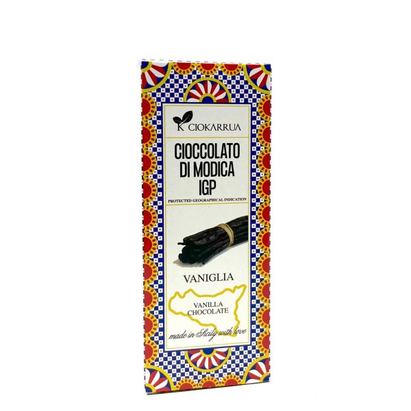 Ciokarrua, Modica Chocolate IGP Vanilla 2.82oz (80g)